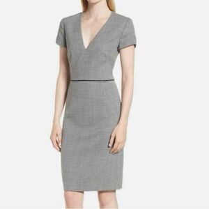 Hugo Boss Gray Midi Dress